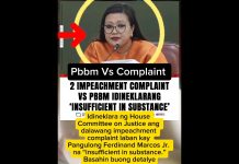 Idineklara ng House Committee on Justice ang dalawang impeachment complaint pbbm#trendingnewsph
