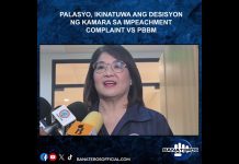 Palasyo, ikinatuwa and desisyon ng kamara sa impeachment complaint vs PBBM