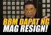 CHAVIT SINGSON – BBM WALA KA NANG NAGAWA MAG RESIGN KA NA