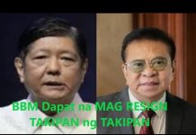 BBM Dapat na MAG RESIGN TAKIPAN ng TAKIPAN
