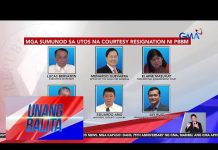 Mga sumunod sa utos na courtesy resignation ni PBBM | Unang Balita
