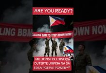RESIGN KANA BBM MILLIONS FOLLOWERS NG DUTERTE SA EDSA NA