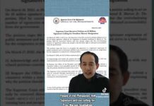 16 millions signature petition para kya bbm to resign.