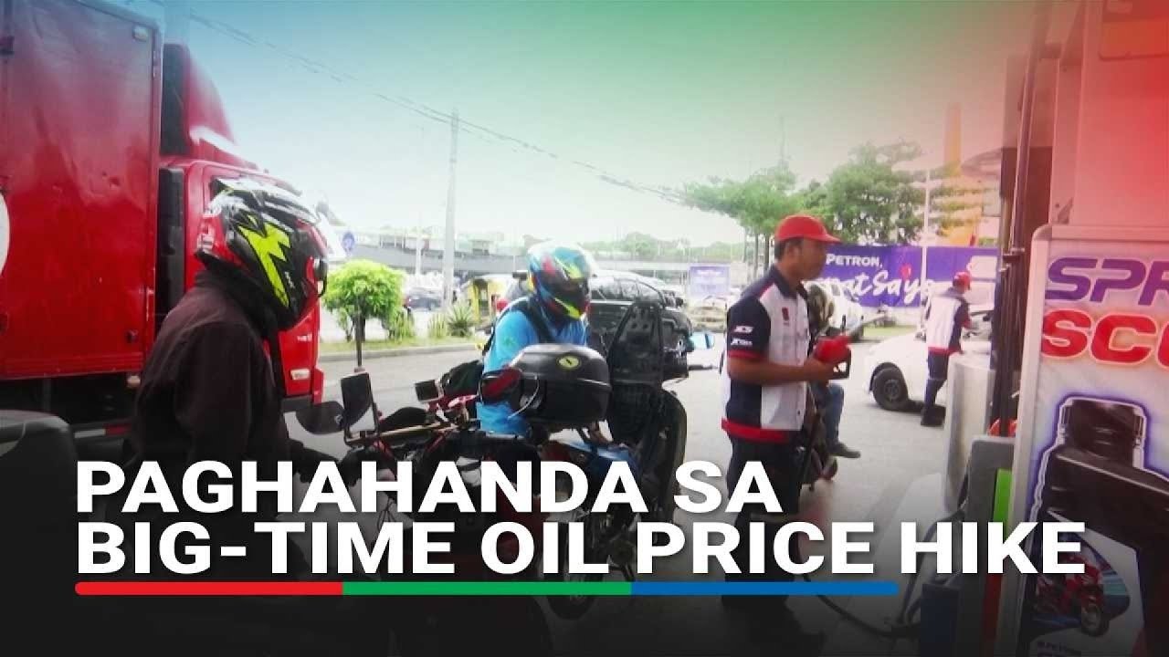 Ilang gasolinahan sa Maynila pinipilahan na bago ang big-time oil