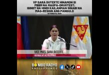VP Sara hinamon si PBBM na magpa-drugtest; iginiit na hindi kailanman sinabi na mag-resign si PBBM