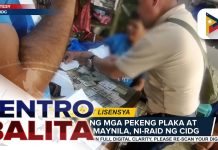 Pagawaan ng mga pekeng plaka at lisensya sa Maynila, ni-raid ng CIDG; limang tauhan nito, arestado