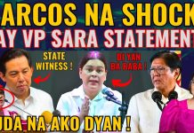 VP SARA ON MARCOS RESIGN! BBM NAGULAT SA SINABI NI VP SARA! MARTIN ROMUALDEZ NAGING STATE WITNESS!
