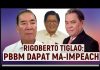 Rigoberto Tiglao: PBBM dapat mag-resign o ma-impeach