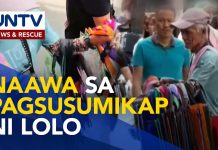 Lolo na nagtitinda ng ecobag sa Maynila, tinulungan ng isang naawang netizen | Something Good