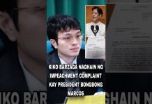 Kiko naghain ng impeachment complaint #kikobarzaga #impeachment #pbbm #news #update #trend #fypviral
