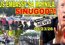 US EMBASSY SA MAYNILA SINUGOD?! KAPULISAN PINAKALAT NA?