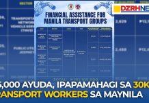 ₱5,000 ayuda, ipapamahagi sa 30k transport workers sa Maynila