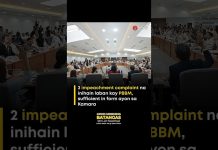 2 impeachment complaint na inihain laban kay PBBM, sufficient in form ayon sa Kamara