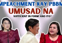 IMPEACHMENT KAY PBBM UMUSAD NA | SUFFICIENT IN FORM! ANO ITO?