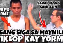 SIGA SA MAYNILA NA NANG-GAGASGAS NG SASAKYAN TIKLOP NUNG NAKAHARAP SI YORME