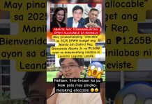 ABANTE MAY PINAKAMALAKING DPWH ALLOCABLE SA MAYNILA😱🫣