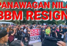 PANAWAGAN NILA BBM RESIGN