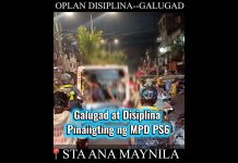 Oplan Galugad at Disiplina sa Sta Ana Maynila – MPD PS6