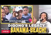 DIGONG’S ‘DOLOMITE BEACH’ PERWISYO NA SA MAYNILA! | Percy Lapid Fire
